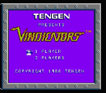 Vindicators (USA) (Unl) screen shot title